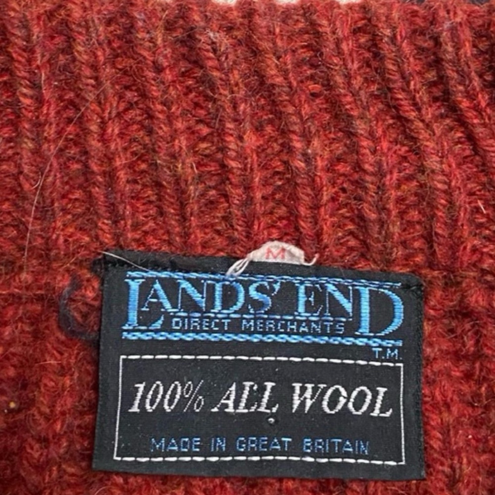 *Babaa like* Land’s End Hand-Knit Wool Sweater - Picture 5 of 5